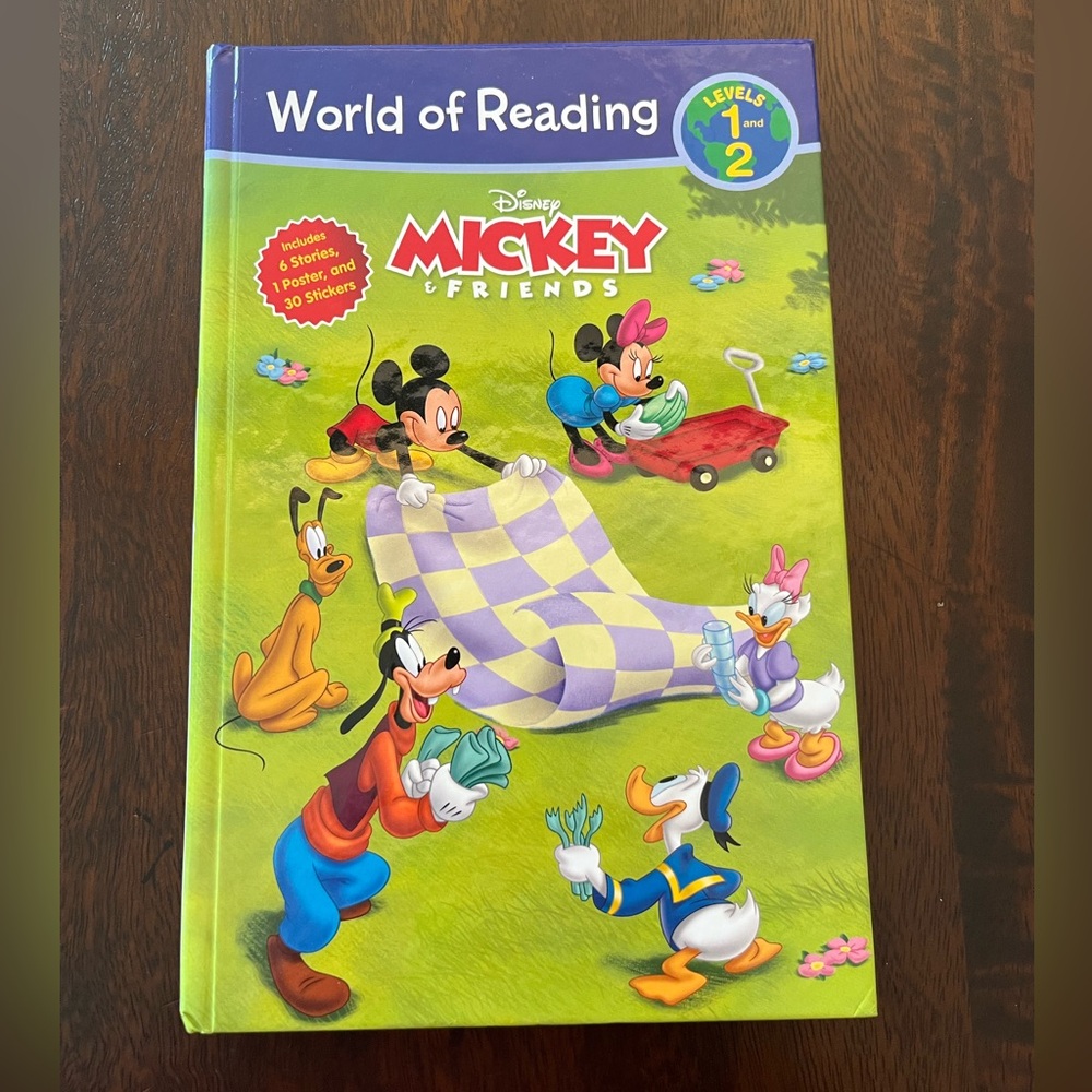 Disney Mickey & Friends World of Reading Early Reader Level 1 & 2 Hardcover